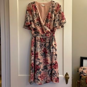 LOFT Outlet Peony Wrap Dress